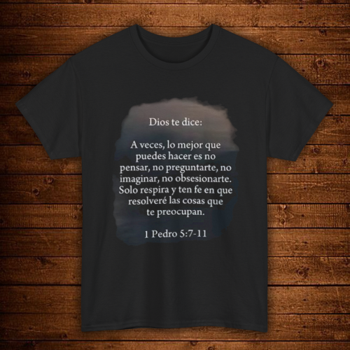 “Dios Te Dice” – Unisex Heavy Cotton Tee