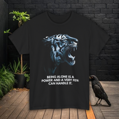 “Being Alone Is Power” – Unisex Heavy Cotton Tee