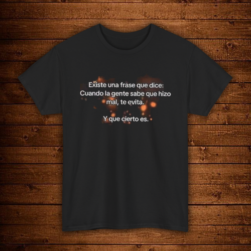 “Cuando la Gente Sabe” – Unisex Heavy Cotton Tee