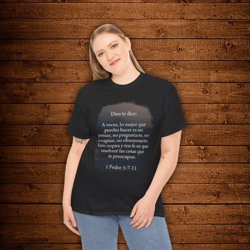 “Dios Te Dice” – Unisex Heavy Cotton Tee