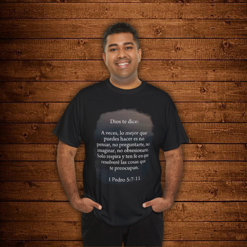 “Dios Te Dice” – Unisex Heavy Cotton Tee