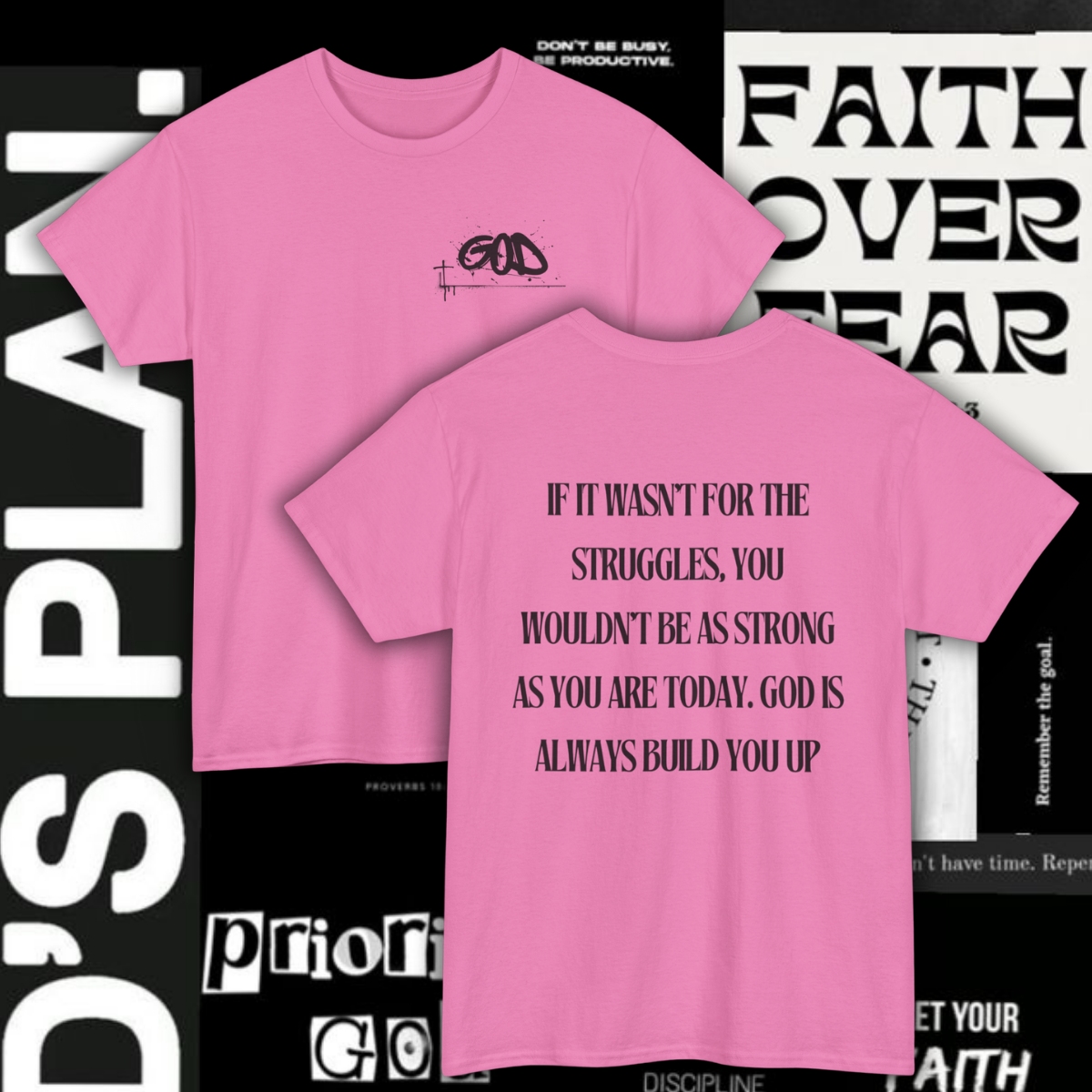 Faith & Strength Tee – God Builds You Up