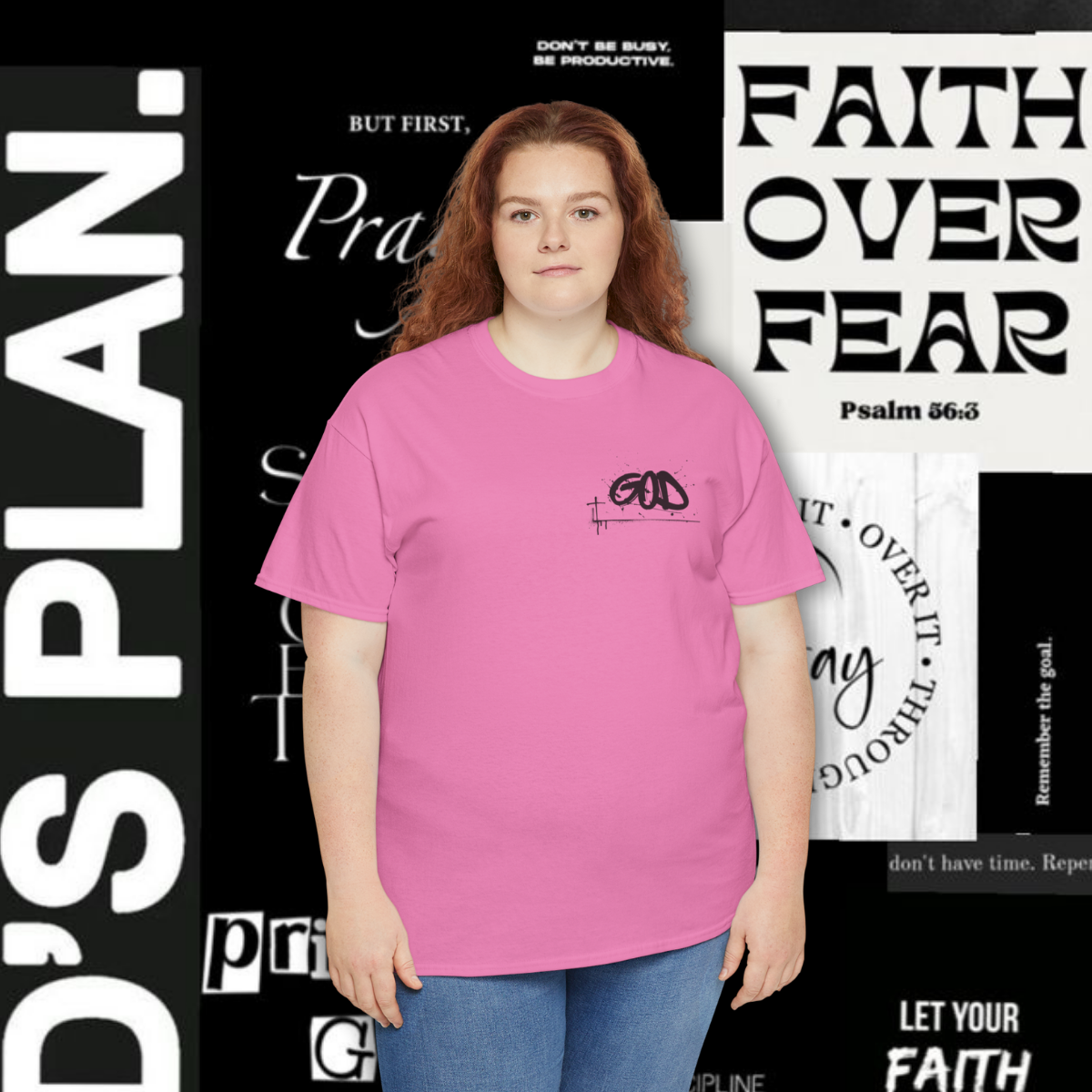 Faith & Strength Tee – God Builds You Up