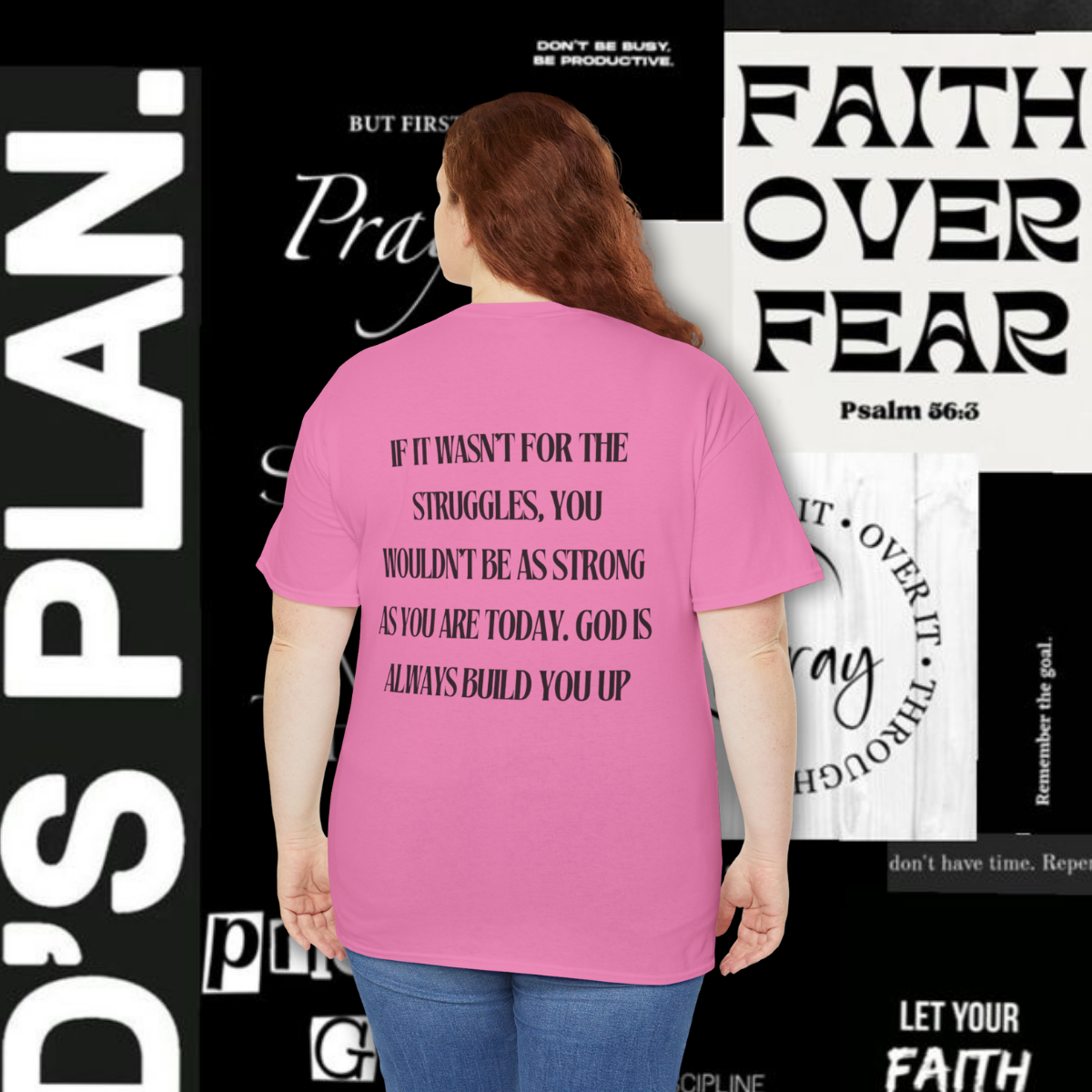 Faith & Strength Tee – God Builds You Up
