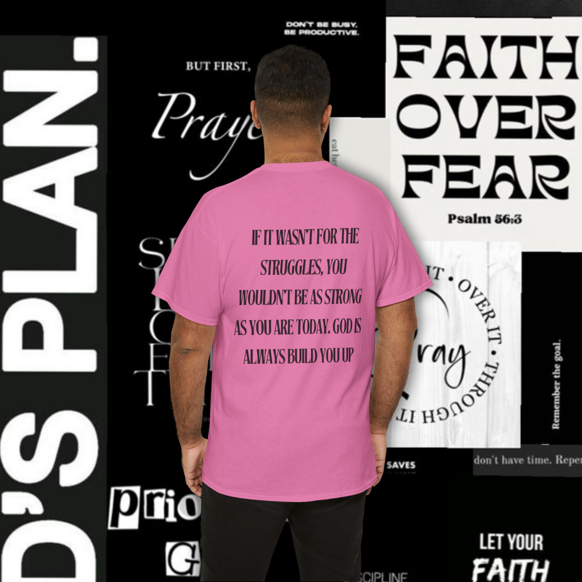 Faith & Strength Tee – God Builds You Up